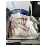 Box of t shirt take out bags