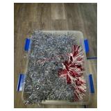 Tote of Christmas garland