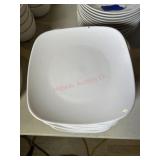 17 - White salad plates