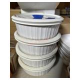 4- Casserole bowls with lids