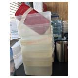 5- Storage containers with lids