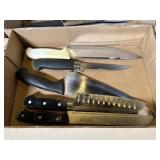 Lot of 5 chef knives