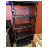 5 tier plastic shelving unit