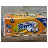 Orange Super Premium Paper Towels Pack