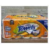 Orange Super Premium Paper Towels