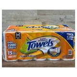 Super Premium Orange Paper Towels Pack