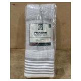 Cotton Towel Set with Striped Design, 8-Pack