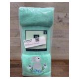 Mint Green Rabbit Towel Set