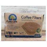 Pack of 400 Compostable Coffee Filters