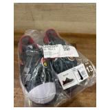 Kids Black Molded Slip-On Shoes, Size 13