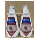 Two Crest 3D White Mouthwashes