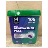 Dishwasher Pacs, 105 Count, Platinum Clean