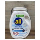 All Free Clear Mighty Pacs Laundry Detergent