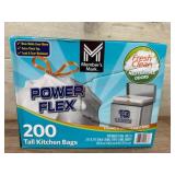 Tall Kitchen Bags, 200 Count, 13 Gallon