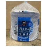 Pack of 204 Ultra Dinner Paper Plates