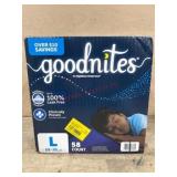 Goodnites Nighttime Underwear, Size L, 58 Count