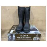 Menï¿½s All-Weather Rubber Boots, Size 13