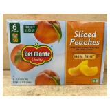 Del Monte Sliced Peaches 6-Pack