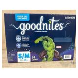 Goodnites Small/Medium Underwear, 74 Count