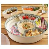 8-Piece Outdoor Lazy Susan Serve Set