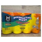 Disinfecting Wipes, 4 Pack, 312 Total Wipes