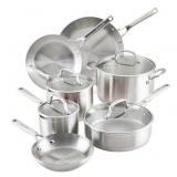 KitchenAid Stainless Steel 11-Piece Cookware Set