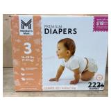 Size 3 Premium Diapers Pack