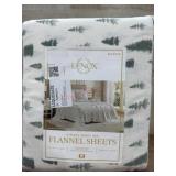Lenox Queen Flannel Sheet Set