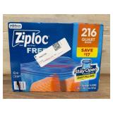 216 Ziploc Freezer Bags