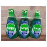 3 Scope Outlast Mouthwash Bottles
