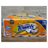 Orange Super Premium Paper Towels