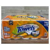 Orange Super Premium Paper Towels Package