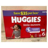 Huggies Little Movers Diapers Size 6