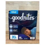 Goodnites XL Nighttime Underwear, 46 Count