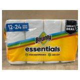 Bounty Essentials Paper Towels, 12 Rolls