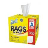 Scott Rags in a Box with 350 Disposable Rags