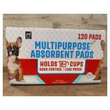 Multipurpose Absorbent Pads, 120-Count