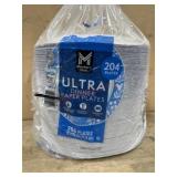 Ultra Dinner Paper Plates, Pack of 204