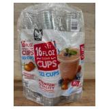 Clear Disposable Cups, Pack of 132