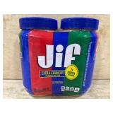 Jif Extra Crunchy Peanut Butter, Twin Pack