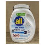 All Free Clear Mighty Pacs 4-in-1 Laundry Detergen