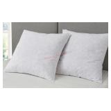 Serta 2-Pack Euro Square Feather Pillow Inserts