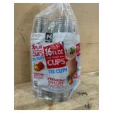 Pack of 132 Clear Plastic Cups