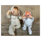 2- Annalee baby dolls