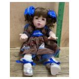 Marie Osmond porcelain 16 inch  Hershey Kiss doll