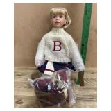 Boyds Bears Yesterdays child porcelain cheer