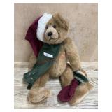 16 inch Boyds Bears jointed Santa bear