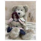 16 inch Tan Boyds Bear  with rag doll