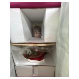 Marie Osmond 16 inch porcelain doll in red and