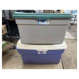 2- Large totes with lids